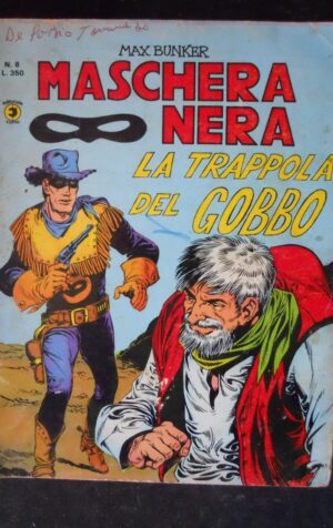 MASCHERA NERA n°8 1977 edizioni CORNO  [MV18]