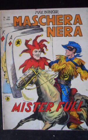 MASCHERA NERA n°20 1978 edizioni CORNO  [MV18]