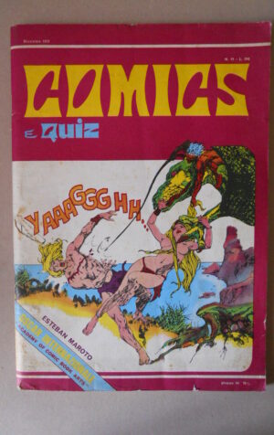 COMICS e QUIZ n°11 1972 Esteban Maroto Garibaldi Story di Franco Fossati [M5]