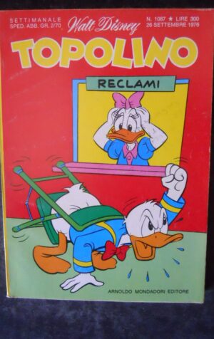 TOPOLINO n°1087      [W22]