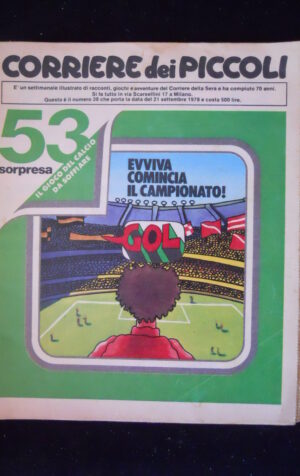 Corriere dei Piccoli n°38 1978 I mostri meccanici di Sclavi  [MZ6-2]