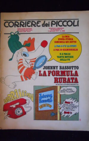 Corriere dei Piccoli n°2 1977 Piero Patti e Passatu di Bagnoli [MZ6-2]