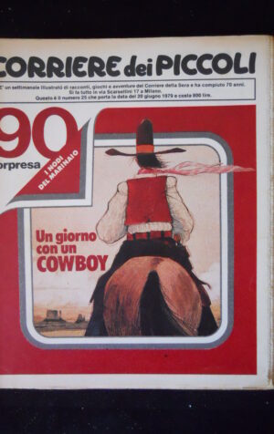 Corriere dei Piccoli n°25 1979 Marzolino Bonvi I Sogni della Giovanna [MZ6-2]