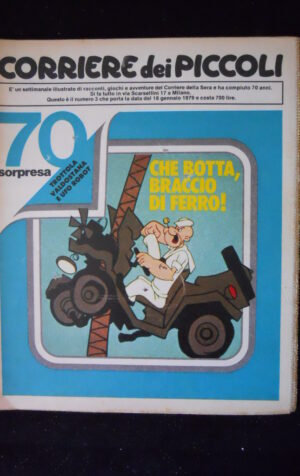 Corriere dei Piccoli n°3 1979 Gianconiglio di Peroni Poster Bibi e Bibo [MZ6-2]