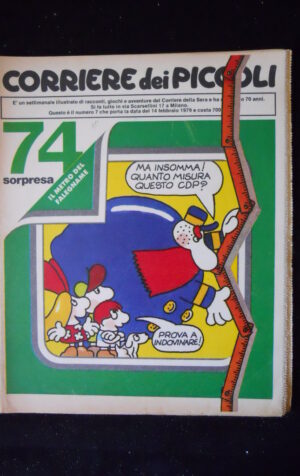 Corriere dei Piccoli n°7 1979 Charlot La Febbre dell'Oro fumetto [MZ6-2]