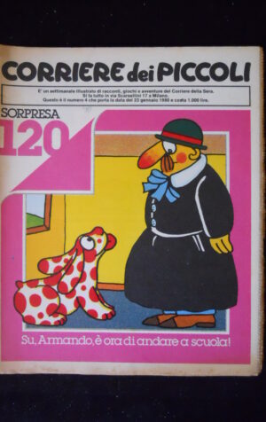 Corriere dei Piccoli n°4 1980 Cartone animato Agaton Sax - Sclavi [MZ6-2]