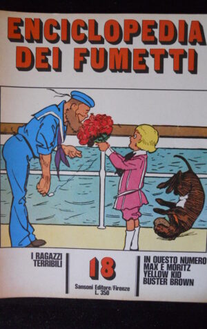 ENCICLOPEDIA DEI FUMETTI YELLOW KID BUSTER BROWN ed. Sansoni 1970  [G920A]