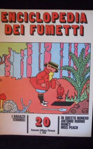 ENCICLOPEDIA DEI FUMETTI ANTONIO RUBINO NANCY MISS PEACH Sansoni 1970  [G920A]