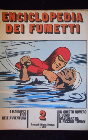 ENCICLOPEDIA DEI FUMETTI L'UOMO MASCHERATO ed. Sansoni 1970  [G920A]