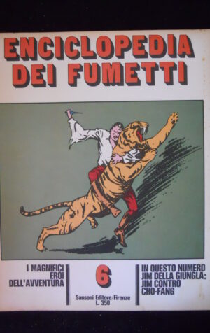ENCICLOPEDIA DEI FUMETTI JIM DELLA GIUNGLA ed. Sansoni 1970  [G920A]
