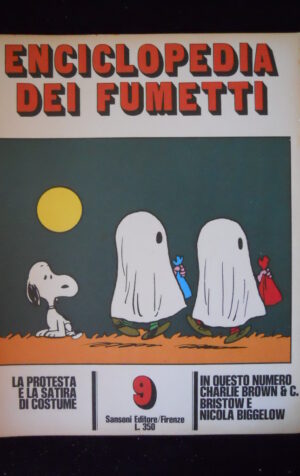 ENCICLOPEDIA DEI FUMETTI CHARLIE BROWN BRISTOW ed. Sansoni 1970  [G920A]