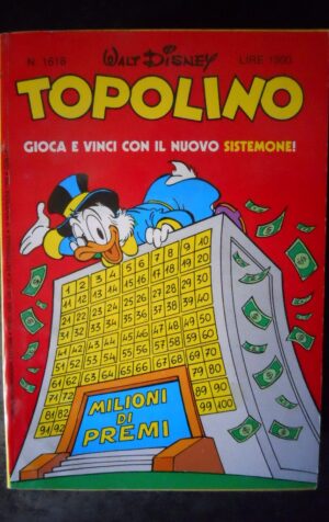 TOPOLINO n°1616      con catalogo Burago [W24]