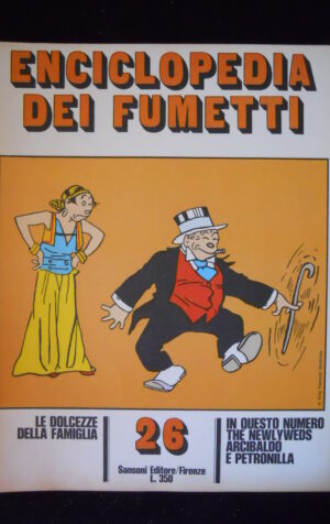 ENCICLOPEDIA DEI FUMETTI ARCIBALDO E PTERONILLA ed. Sansoni 1970  [G920A]