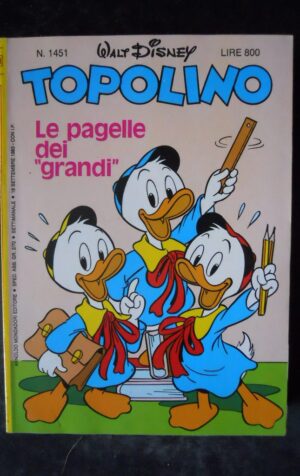 TOPOLINO n°1451      [W24]