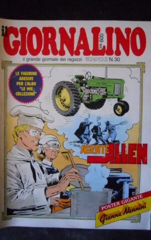 GIORNALINO n°30 1983 Agente Allen I Puffi I Tre Moschettieri  [G286]