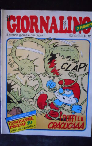 GIORNALINO n°12 1984 I Puffi Larry Yuma   [G286]
