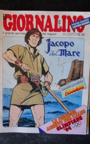 GIORNALINO n°35 1984 Jacopo del Mare I Puffi  [G286]