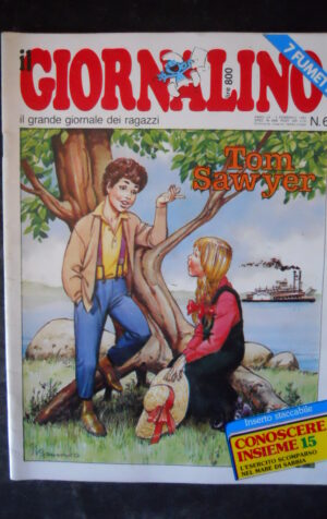 GIORNALINO n°6 1984 I Puffi Piuma Rossa Asterix  [G286]