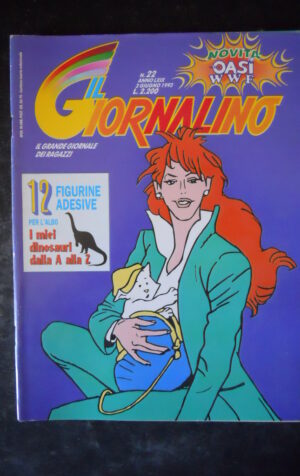 GIORNALINO n°22 1993 conFigurine Dinosauri  [G286]