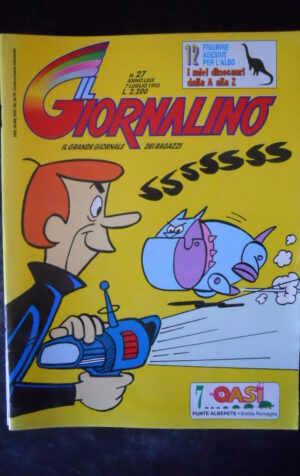 GIORNALINO n°27 1993 conFigurine Dinosauri  [G286]