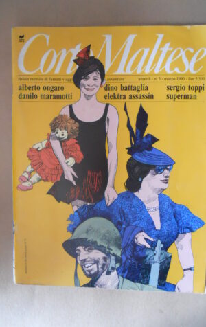 CORTO MALTESE n°3 1990 con inserto SUPERMAN Amore Perduto [M5E]