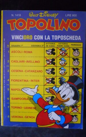 TOPOLINO n°1418      [W25]