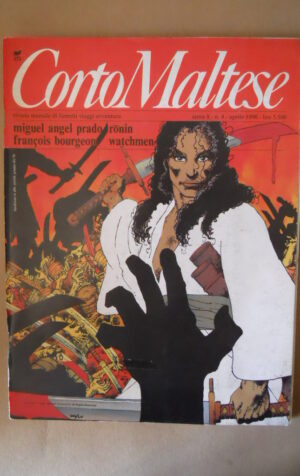 CORTO MALTESE n°4 1990 con inserto WATCHMEN  [M5E]