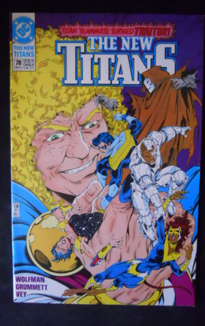 THE NEW TITANS 78 1991 Dc Comics  [SA15]