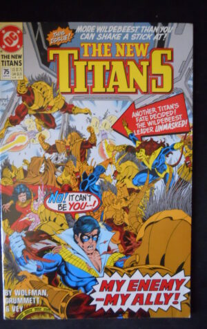 THE NEW TITANS 75 1991 Dc Comics  [SA15]