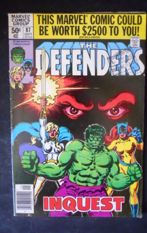 THE DEFENDERS 87 1980 Marvel Comics  [SA15]