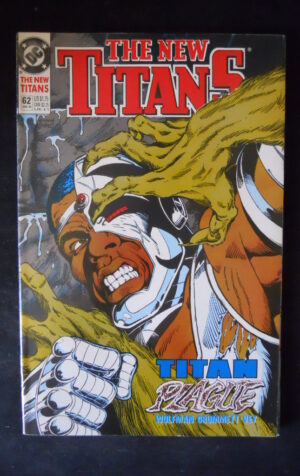 THE NEW TITANS 62 1990 Dc Comics  [SA15]