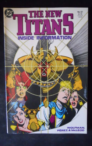 THE NEW TITANS 57 1989 Dc Comics  [SA15]