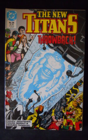 THE NEW TITANS 56 1989 Dc Comics  [SA15]