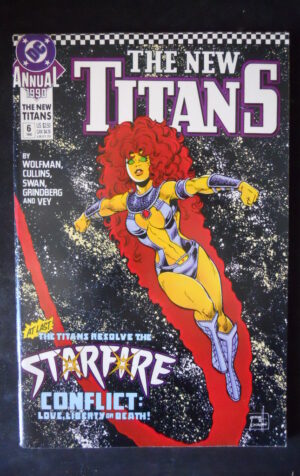THE NEW TITANS ANNUAL 6 1990 Dc Comics  [SA15]