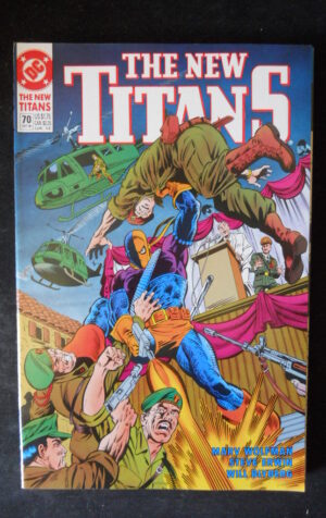 THE NEW TITANS 70 1990 Dc Comics  [SA15]