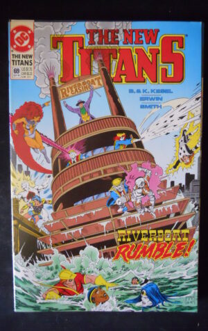 THE NEW TITANS 69 1990 Dc Comics  [SA15]