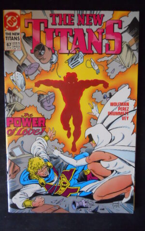 THE NEW TITANS 67 1990 Dc Comics  [SA15]