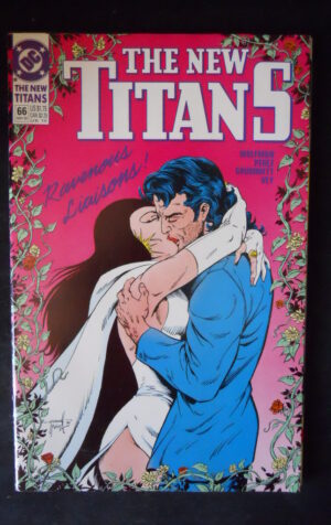 THE NEW TITANS 66 1990 Dc Comics  [SA15]