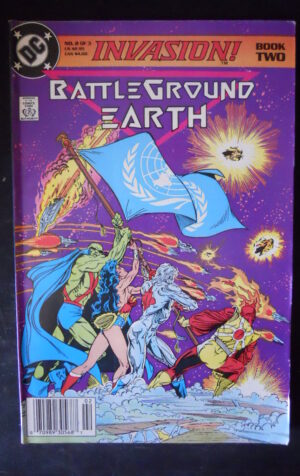 BATTLE GROUND EARTH  - Invasion 2 1988 Dc Comics  [SA15]
