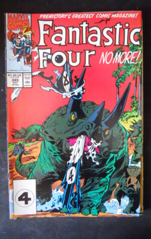 FANTASTIC FOUR 345 1990 Marvel Comics  [SA16]
