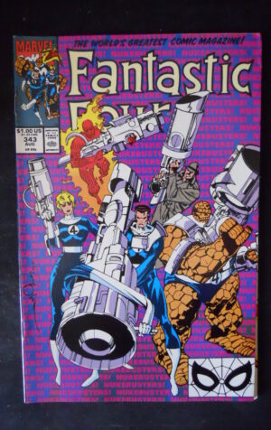 FANTASTIC FOUR 343 1990 Marvel Comics  [SA16]