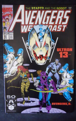 AVENGERS WEST COAST 66 1991 Marvel Comics   [SA16]