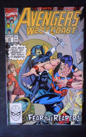AVENGERS WEST COAST 65 1990 Marvel Comics   [SA16]