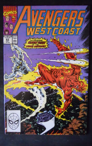 AVENGERS WEST COAST 63 1990 Marvel Comics   [SA16]