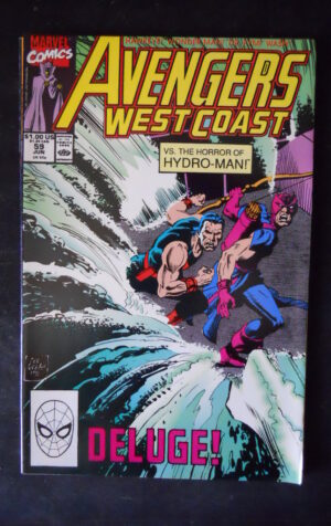 AVENGERS WEST COAST 59 1990 Marvel Comics   [SA16]