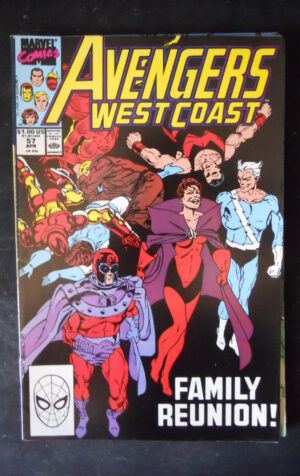 AVENGERS WEST COAST 57 1990 Marvel Comics   [SA16]