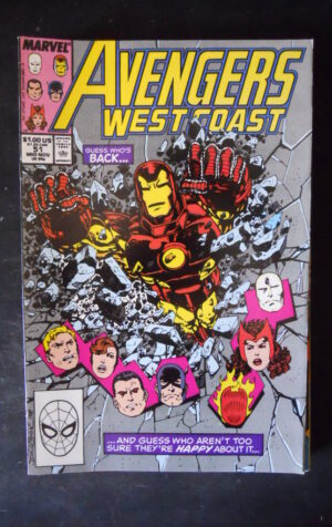 AVENGERS WEST COAST 51 1989 Marvel Comics   [SA16]