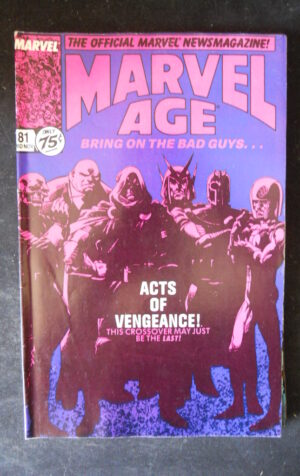 MARVEL AGE 82 1989 Marvel Comics   [SA17]
