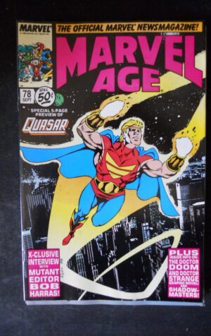 MARVEL AGE 80 1989 Marvel Comics   [SA17]