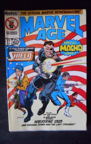 MARVEL AGE 77 1989 Marvel Comics   [SA17]